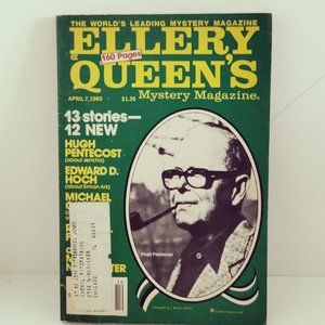Ellery Queens Mystery Magazine April 7, 1980 Paperback Book